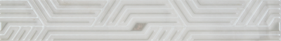 Бордюр Axima Комо G2 50х7.5 см белые линии аналоги, замены
