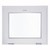 Окно пластиковое ПВХ Veka одностворчатое 640х870 мм (ВхШ) фрамуга двухкамерный стеклопакет белый/белый