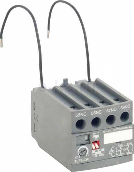 Блок контактный дополнительный CA4-13M (1НО+3НЗ) для контакторов AF09 .