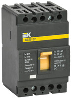 Выключатель автоматический трехполюсный ВА88-32 32А 25кА РЭ500А - SVA10-3-0032 IEK (ИЭК)