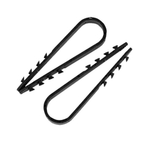 Дюбель-хомут нейлоновый PROconnect 5-10 мм, черный, упаковка 100 шт. | 07-4521 REXANT для круглого кабеля купить в Москве по низкой цене