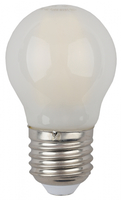 Лампа светодиодная F-LED P45-5W-827-E27 frost Лампы СВЕТОДИОДНЫЕ ЭРА (филамент, шар мат., 5Вт, тепл, E27) | Б0027931 (Энергия света) филаментная цена, купить