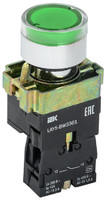 Кнопка управления LAY5-BW3361 с подсветкой зеленый 1з | BBT50-BW-K06 IEK (ИЭК)