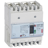 Автоматический выключатель DPX3 160 - термомагнитный расцепитель 36 кА 400 В~ 4П 16 А | 420090 Legrand