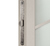 Дверь межкомнатная остеклённая Пьемонт Hardflex ламинация цвет платина светлая 60х200 см (с замком и петлями) МАРИО РИОЛИ