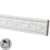 Молдинг настенный полистирол Decomaster 156-60 белый 11х50х2000 мм