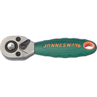 Рукоятка трещоточная Jonnesway R2902B укороченная усиленная 1/4" DR 36 зубцов 110 мм 047153