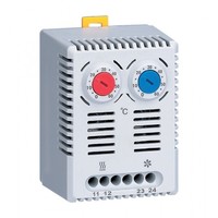 Термостат NO+NC (охлаждение и обогрев) на DIN-рейку 10A 230В IP20 PROxima | T2C10M EKF