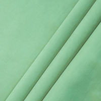 Штора Замша однотонная 160х260 цвет зеленый лента AMORE MIO