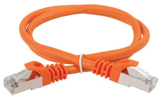 Коммутационный шнур (патч-корд), кат.5Е FTP, 1,5м, оранжевый | PC07-C5EF-1M5 ITK IEK (ИЭК)