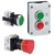 Головка с двойными кнопками 22,3 - Osmoz подсветкой потайной/выступающий толкатель зеленый/красный IP 67 | 024076 Legrand