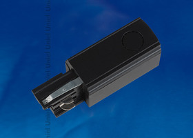 Ввод питания для шинопровода осветительного трехфазный, правый, черный. 1 шт. в пакете UBX-A01 BLACK POLYBAG | 09736 Uniel
