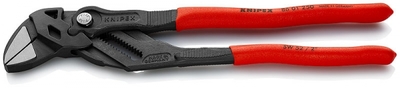 Клещи переставные-гаечный ключ 52мм (2дюйм) L-250мм Cr-V обливные рукоятки с держателем для торгового оборудования сер. Knipex KN-8601250SB гаечный мм блистер аналоги, замены