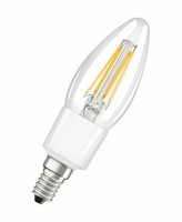 Лампа светодиодная управляемая SMART+ Filament Classic Dimmable 40 4 W/2700K E14 | 4058075486102 LEDVANCE Osram 4Вт/2700К диммируемая груша 9Вт 60 Вт) RGBW купить в Москве по низкой цене