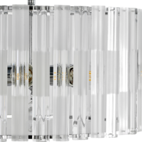 Люстра потолочная Семь огней Риан 6 ламп, 18 м², цвет хром