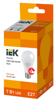 Лампа светодиодная A60 E27 7 Вт 230 В IEK (ИЭК) аналоги, замены