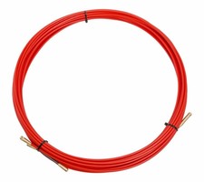 Протяжка кабельная (мини УЗК в бухте), стеклопруток, d=3,5 мм 15 м красная | 47-1015 REXANT