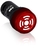 Зуммер CB1-610R с пульсирующим сигналом, подсветкой, красный, 24 В AC/DC|1SFA619600R6101| ABB