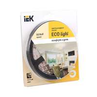 Лента светодиодная ECO LED LSR-3528WW60-4.8-IP20-12V 5Вт/м (уп.5м) тепл. бел. ИЭК LSR1-1-060-20-1-05 IEK (ИЭК)