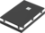 Душевой поддон Keram литой мрамор 120x80 см цвет чёрный