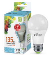 Лампа светодиодная LED-A60-standard 15Вт грушевидная 4000К нейтр. бел. E27 1350лм 160-260В ASD 4690612002101 LLT