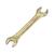 Ключ рожковый 10х11 мм, желтый цинк | 12-5824-2 REXANT