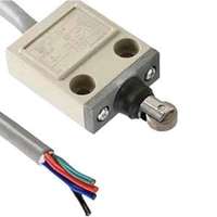 Выключатель концевой D4C1232 5А 250В AC (4А 30В DC) кабель VCTF маслостойк. 3м герметичный роликовый плунжер Omron 134464 аналоги, замены
