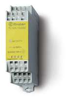 Модульное электромеханическое реле безопасности (реле с принудительным управлением контактами); 3NO+1NC 6A; контакты AgNi | 7S1490240310 Finder 1NC катушка 24VDC 6А DC 22.5мм IP54 цена, купить