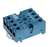 Розетка с винтовыми клеммами (под шайбу) для реле 60.13, таймера 88.02; в комплекте металлическая клипса 090.33; версия: синий цвет | 9027SMA Finder