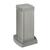 Универсальная мини-колонна алюминиевая с крышкой из алюминия 2 секции, высота 0,3 метра, цвет алюминий Legrand 653121