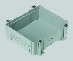 Коробка напольная для лючков Simon Connect SF610-SF670 G 66 монтажа в бетон высота 80-110мм 259х312мм пластик G66 под 6 глубина мм цена, купить