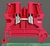 Винтовая клемма Viking 3 - однополюсная 1 вход/1 выход шаг 5 мм красный | 037130 Legrand