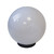 Светильник садово-парковый без опоры шар белый призма D=250 mm | Б0048044 ЭРА НТУ 02-60-251 (Энергия света)