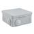 Коробка распаячная КМР-030-014 с крышкой наружная (100х100х55), 8 мембранных вводов IP54 розничный стикер PROxima | plc-kmr-030-014-r EKF