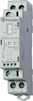 Контактор модульный 2NC 25А AgSnO2 120В AC/DC 17.5мм IP20 опции: мех.индикатор + LED FINDER 223201204420 катушка АС/DC индикатор/LED ширина степень защиты цена, купить