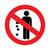 Наклейка запрещающий знак &quot;Не мусорить&quot; d150мм Rexant 56-0013