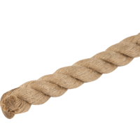 Веревка джутовая 22 мм цвет коричневый, на отрез аналоги, замены