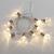 Гирлянда светодиодная Лампочки 10 LED, 1.5 м, прозрачный ПВХ, теплый белый цвет свечения, 2 х АА (батарейки не в комплекте) NEON-NIGHT 304-015