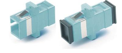 Адаптер оптический проходной SC-SC MM (OM3) simplex корпус пластик.голубой (aqua) FA-P11Z-SC/SC-N/BK-AQ Hyperline 448017 цена, купить