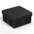 Коробка распределительная для прямого монтажа двухкомпонентная безгалогенная (HF) черная 80х80х40 (132шт/кор) | 60-0210-9005 Промрукав