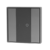 Кнопочная панель 2-х кл. (1 группа), пластиковый корпус, серый DA-SW-G1-PG | VARTON
