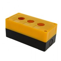 Корпус КП103 пластиковый 3 кнопки желтый EKF PROxima | cpb-103-o
