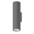 Светильник светодиодный архитектурный Gutta Twin 2x10Вт 4000К IP67 линзованный 10град. RAL7045 сер. VARTON V1-G1-70330-01L02-67T1040