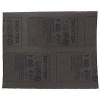 Лист шлифовальный водостойкий Dexter P80, 230х280 мм, бумага аналоги, замены