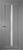 Дверь межкомнатная Челси остекленная финиш-бумага ламинация цвет сильвер 90х200 см (с замком) BELWOODDOORS