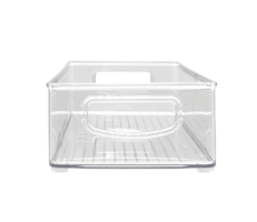 Емкость для холодильника 1 отсек Delinia LM 15.2x7.5x31.23 см пластик цвет прозрачный