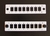 Панель лицевая FO-FP-W140H42-8SC/DLC-GY (модуль) для установки 8-SC(DLC), с отверстиями М2 крепления адаптера, серая | 250391 Hyperline