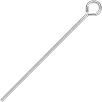 Крюк с винтом для завинчивания М8x230 мм оцинкованный Стройбат
