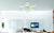 Люстра потолочная светодиодная Escada 10222/6LED 93W с пультом управления, 24 м², регулируемый белый свет, цвет