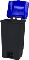 Бак садовый для мусора на колесиках с педалью 110 л цвет чёрный IDEA аналоги, замены